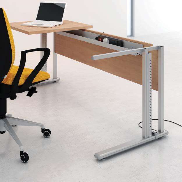 Accessories Desking Styles & Options Flexi is available in a