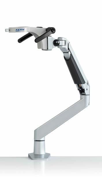 Depending on the model, you have the choice of a telescopic arm stand, a jointed arm stand or a telescopic double arm universal stand with ball bearings A spring loaded universal stand including