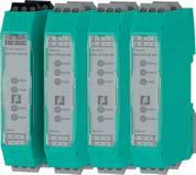 2, Com, and Error LEDs Integrated overvoltage protection Function The modular Segment Protector, a fieldbus coupler for DIN rail, connects instruments to the fieldbus segment.
