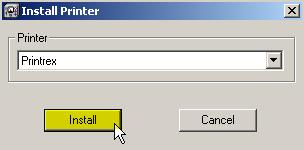 3.8 Printrex 820/840 Plotter Configuration The Plotter Configuration window for the plotter selected will now open.
