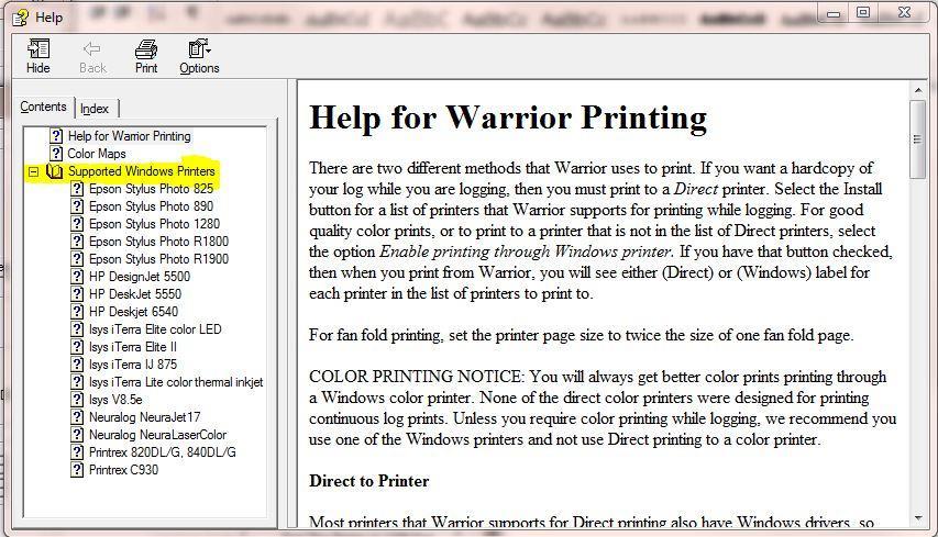 In addition, suggested settings for the Windows printer properties will be listed. Fig. 3.