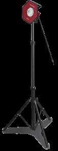 Art. 32027C LED work light HEXA 4000 with extendable telescoping tripod 3-leg metal design for a firm stand Art.