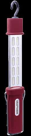 Art. 32011UV Inspection lamp with 16 LEDs + 9 UV LEDs With 16 side LEDs and 9 UV LEDs in the lamp head; light and compact aluminium housing