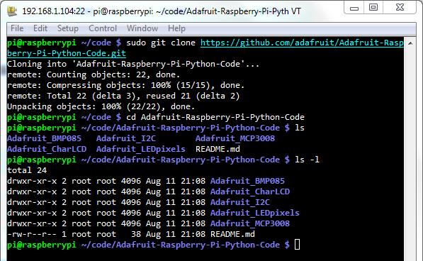 Using the Adafruit BMP085 Python Library Note this page shows how to use an older version of the BMP Python code and is only for historical purposes!
