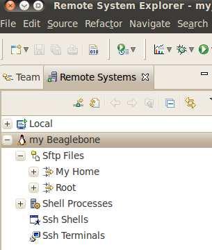 A Remote Systems tab appears in the CCS perspective.