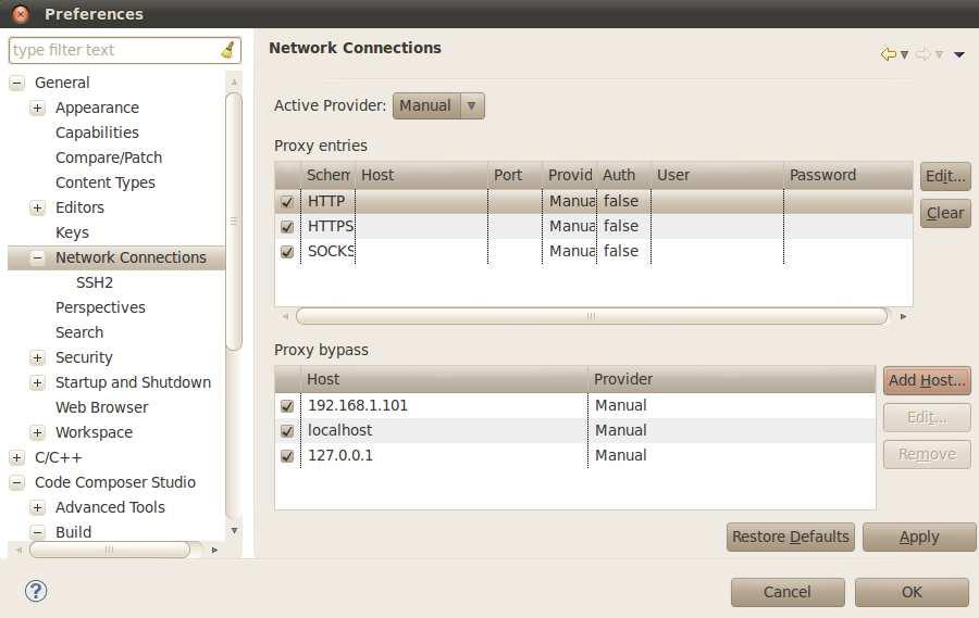 .., and add the IP address of target board and click OK. The Remote System Explorer is now ready for use.