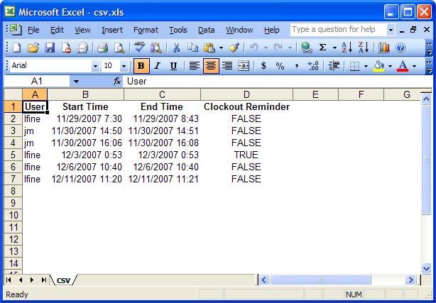 Personal time card tracking Administrator search and reporting functions Figure 34: Beacon Office Time Card Entries All of your personal time card entries appear at the top of the View Time Entry