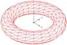 must be greater than the Tube radius) e. Specify radius of tube or [Diameter]: (this dim.