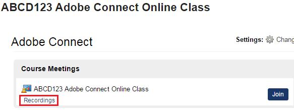 Access Online Classroom Recordings If your Lecturer has recorded the Online Classroom session you will be able to find the recordings