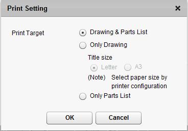 The [Printing all drawing] function is a new function featured in Supplement Ver. 2.0. 1.
