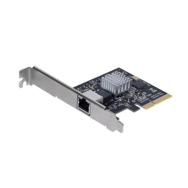 1-Port PCIe 10GBase-T / NBASE-T Ethernet Network Card Product ID: ST10GSPEXNB This 5-speed network adapter card offers versatile and cost-efficient network connectivity.