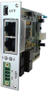 MiniFlex MiniRack 2U for 4 Linecards MF-MR-RAIL-2U4S,V1 Input Voltage: 18-72 VDC, max.