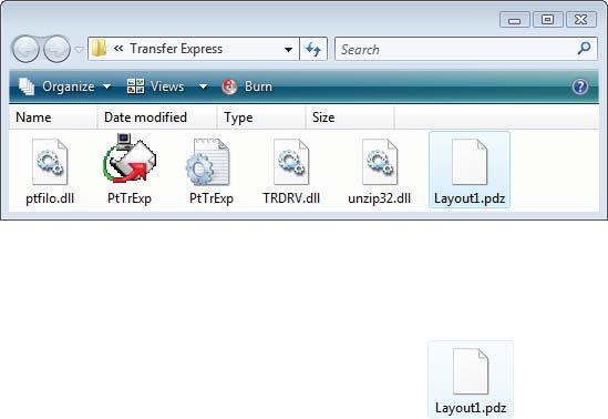 How to Transfer Templates with P-touch Transfer Express (Windows only) Distribute the Transfer Package File (.