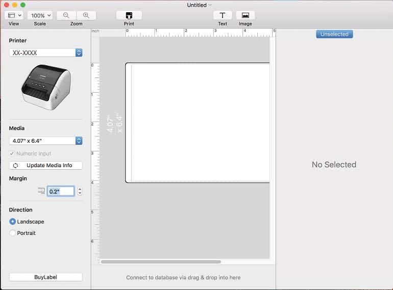 How to Use P-touch Editor Operation modes 8 Standard mode This mode allows you to create labels with text and images.