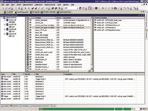 Recorded Data Layouts For analyzing recorded data, CalDesk provides Recorded Data Layouts.