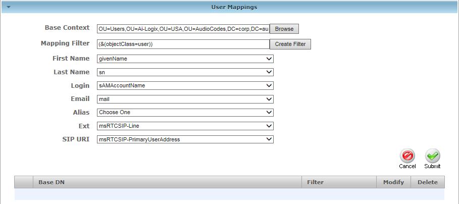 Call Recording Solution If you created any SmartTAP Attributes, they will appear in the list of user attributes as well.