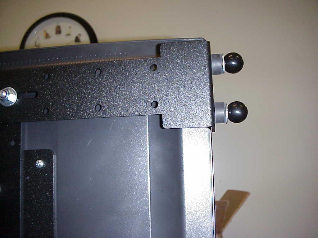 Remove the entire handset clamp from the monitor.