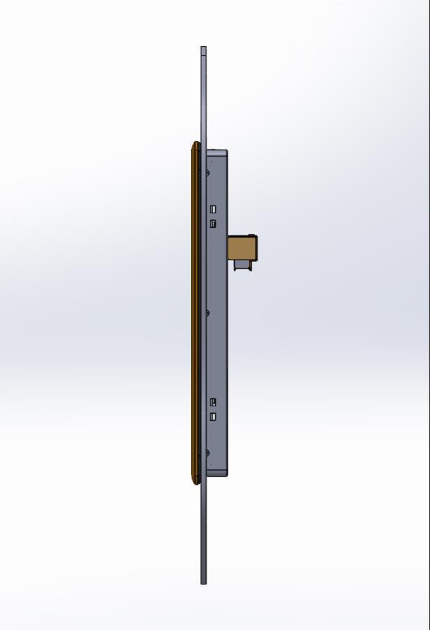 LVDS connector Panel mount
