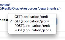 The format of data returned can be changed from "application/json" to "application/xml" as shown below: And even a POST request can be generated.