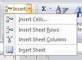 Under Format is where you can format the size of the cell/row/column.