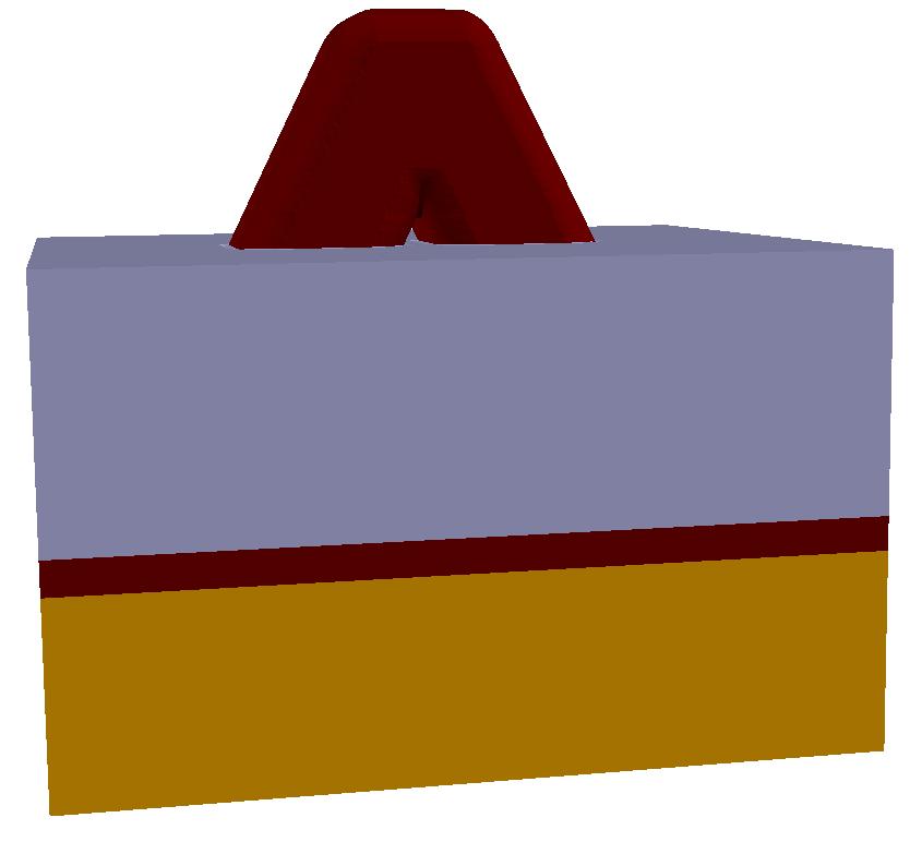 deposition Deposition of features with tilted sidewalls and rounded