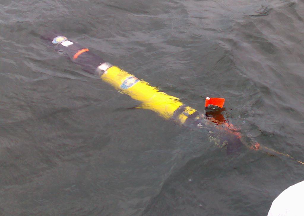 The a priori map and chosen target are input to our AUV system and then the vehicle is released from a distance of between 100 to 1,500 m from the field (Fig. 1).