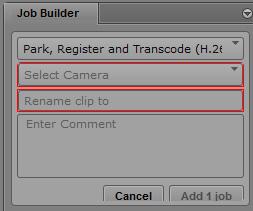 Using the Profile Builder Option Description 7 Comments field. Use this widget to allow the operator to add comments about the job.