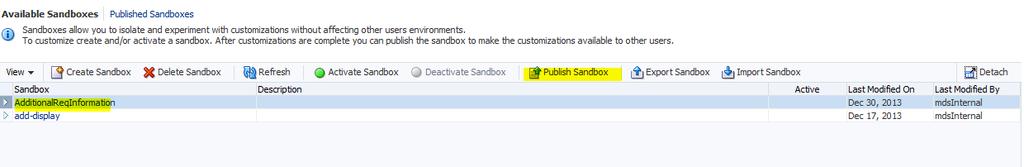 You should see the new sandbox AdditionalReqInformation 10.