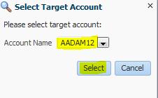 AADAM12 and the previous primary account that has been provisioned to the user.