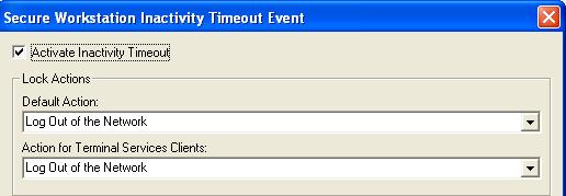 Figure 19-2 The Edit Event Settings Secure Workstation ignores the event unless the Active check box is selected.