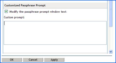 4.5 Re-setting a Passphrase Answer If a user forgets the passphrase answer, you must reset the user s Novell SecureLogin configuration to ensure that the user s data is secure.