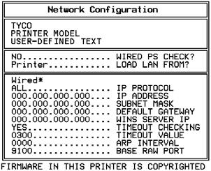 86 Configuration Print a Network Configuration Label Print a Network Configuration Label If you are using a print server, you can print a network configuration label after the printer is connected to