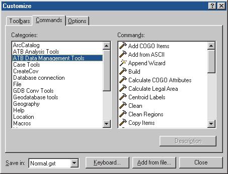 Custom commands or toolbars created outside VBA are often distributed as ActiveX libraries (DLLs).