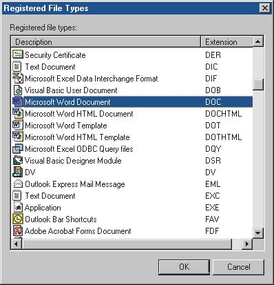 Modify the appropriate properties, click OK, then click OK in the Options dialog box. Importing a file type 1.
