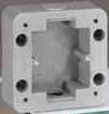 universal supports BATIBOX flush-mounting boxes 819 42 801 42 800 42 802 51 778 90 Supports for fixing Soliroc ranges in flush-mounting boxes Pack Cat.