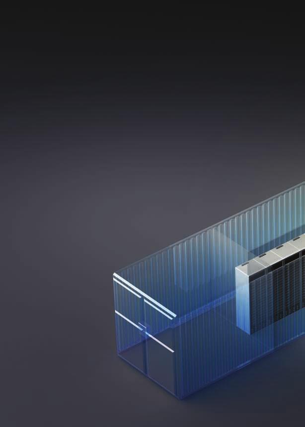 THE ELTEK FLEXILOAD DC IN A COMPLETE CONTAINERIZED DATA CENTER Taking modularity to a new dimension, Eltek has designed a complete containerized data center power module.