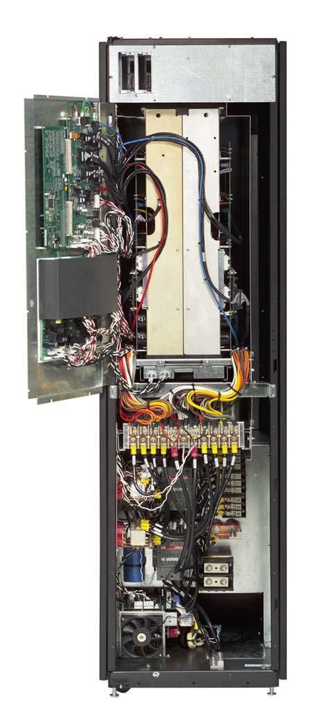 Serviceable Design (40/80kVA) X-Slot communication bays System Control