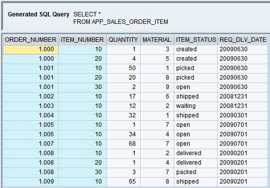 Although this is very convenient and easy to use, one important restriction to observe is that you are not able to query multiple tables within one selection (unless you enter a