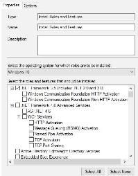 Select the Install Roles and Features task, and