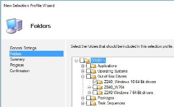 Name the selection profile: Z240 Windows10 64-bit Drivers Select Z240 Windows 10 64-bit Drivers