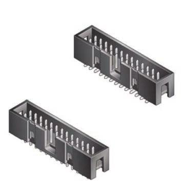BOARD/WIRE-TO-BOARD CONNECTORS QUICKIE SHROUDED HEADERS LOW PROFILE SMT, PIN-IN-PASTE FEATURES & BENEFITS High