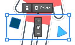 This means you are ready to rotate your object. 2. Click and drag when you see the curved arrow icon to rotate the object. Cropping Images 1.