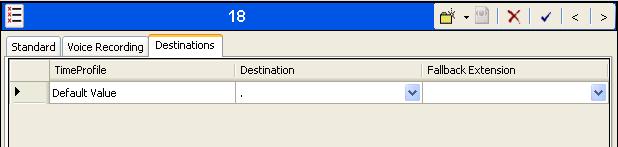 To create an incoming call route, right-click Incoming Call Routes in the Navigation Pane and select New. On the Standard tab of the Details Pane, enter the parameters as shown below.