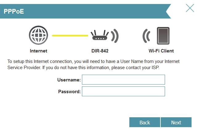 If not, then select your Internet connection and