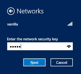 Section 4 - Security Windows 8 1. Click on the wireless computer icon in your system tray (lower-right corner next to the time). 2. A list of available wireless networks will appear.
