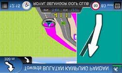 Coordinate / Photo / Category. Select Map to return to map screen or Navigation/Free run screen.