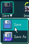 Saving an image Saving by overwriting You can save an edited image file with the same name, overwriting the existing version.