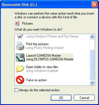 Starting the Software You can use any of the following methods to start this software. For Windows Double-click the [CAMEDIA Master] icon on the desktop.