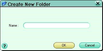 2 Folder tree display 3 Album window 4 5 Create New Folder dialog box 1 Check that the album window is in browse mode, showing the