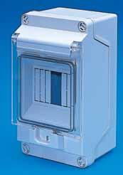 RSD unit mounted RCCB s and insulated enclosures Unit mounted RCCB s and their associated enclosures offer a cost effective method of supplementing existing installations with the benefits of earth